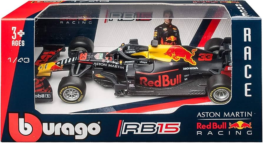 Amazon.com: Bburago - 1/43 Scale Model Compatible with Red Bull