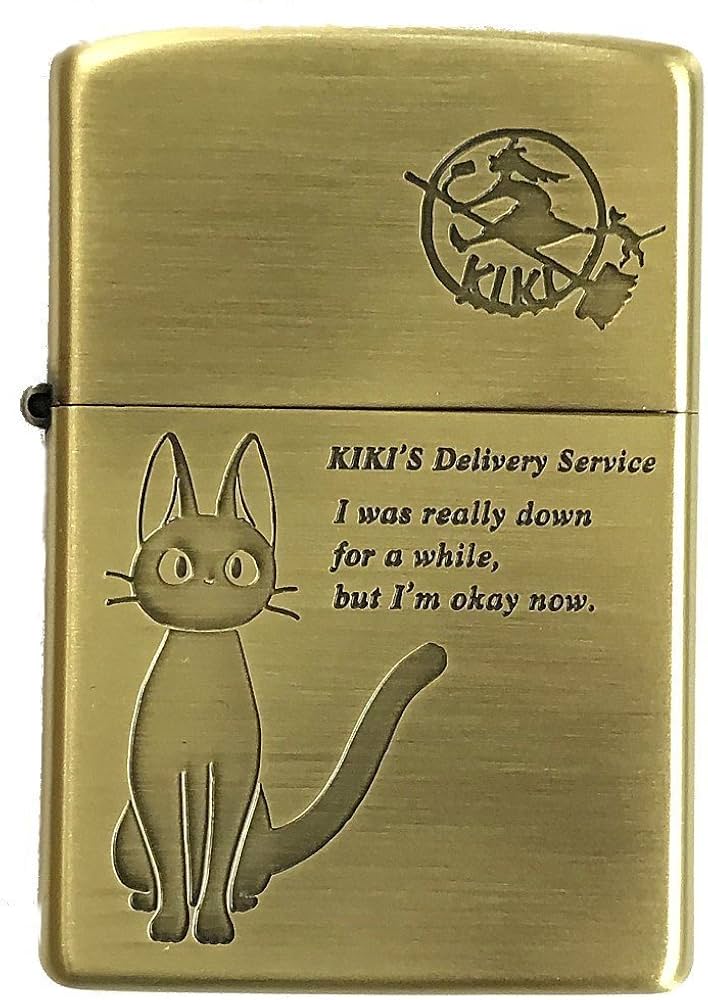 Zippo Kiki's Delivery Service Black Cat Jiji Studio Ghibli Hayao