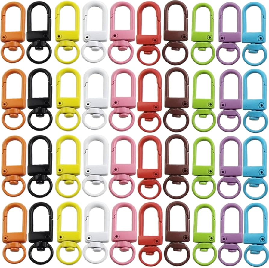 Amazon.com: NSBELL 50PCS Colorful Metal Lobster Claw Clasps Swivel