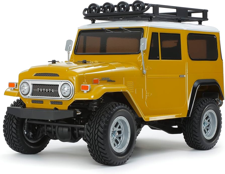 Amazon.com: TAMIYA 1/10 Toyota Land Cruiser 40 CC-02 TAM58715A