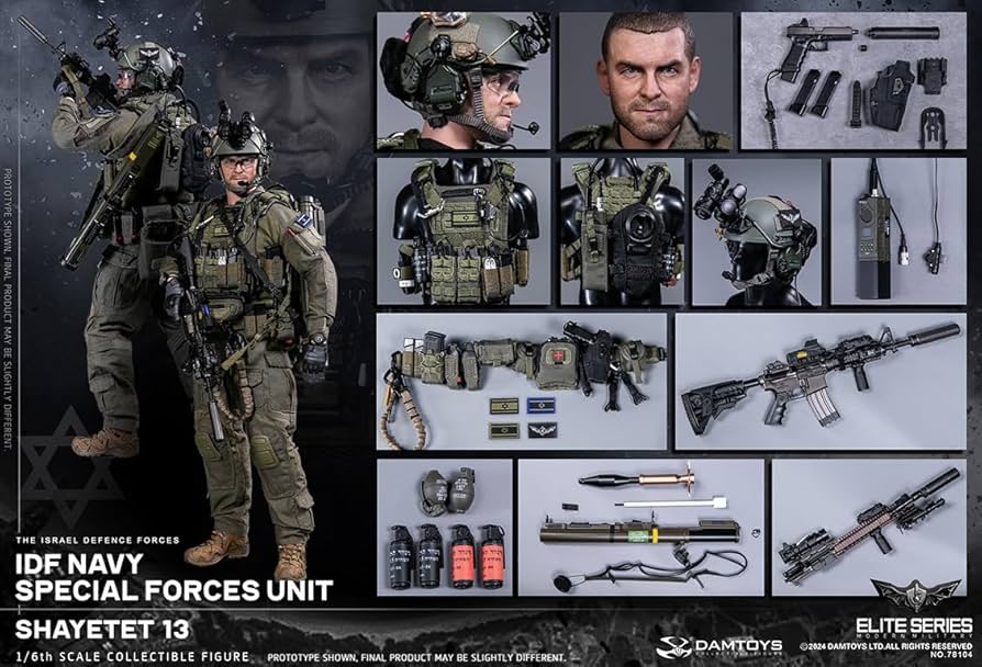 Amazon | [Tbmodel] DAMTOYS 1/6 フィギュア IDF 兵士 素体 フルセット
