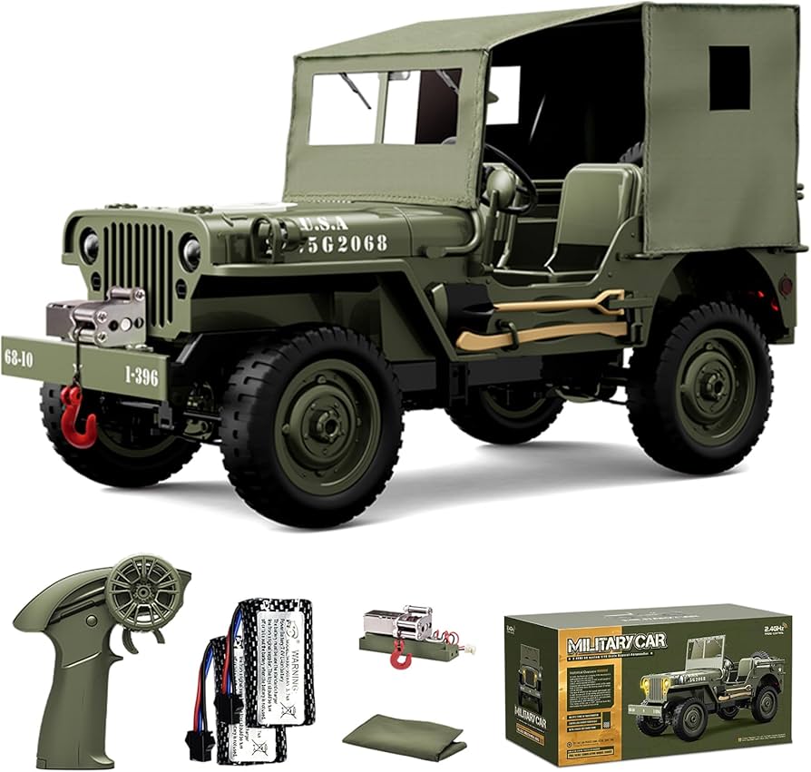 Amazon.co.jp: Ritaosan 軍用 ラジコンカー 子供向け 人気 1/10 大型