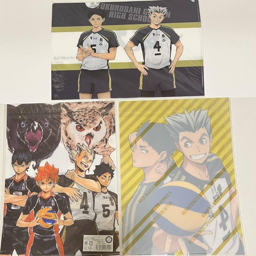 Amazon.co.jp: ハイキュー クリアファイル 横断幕 陸vs空 ova 梟谷