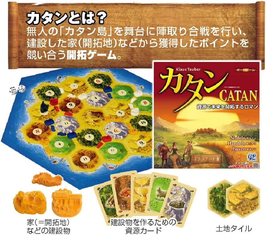 Amazon.co.jp: GP Games カタン スタンダード版 Standard : クラウス