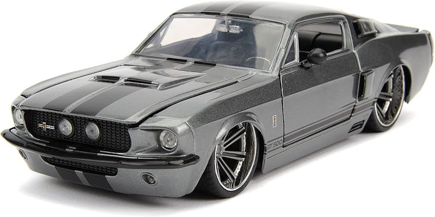 Amazon.com: Jada Big Time Muscle 1967 Shelby GT500 Die-cast Car