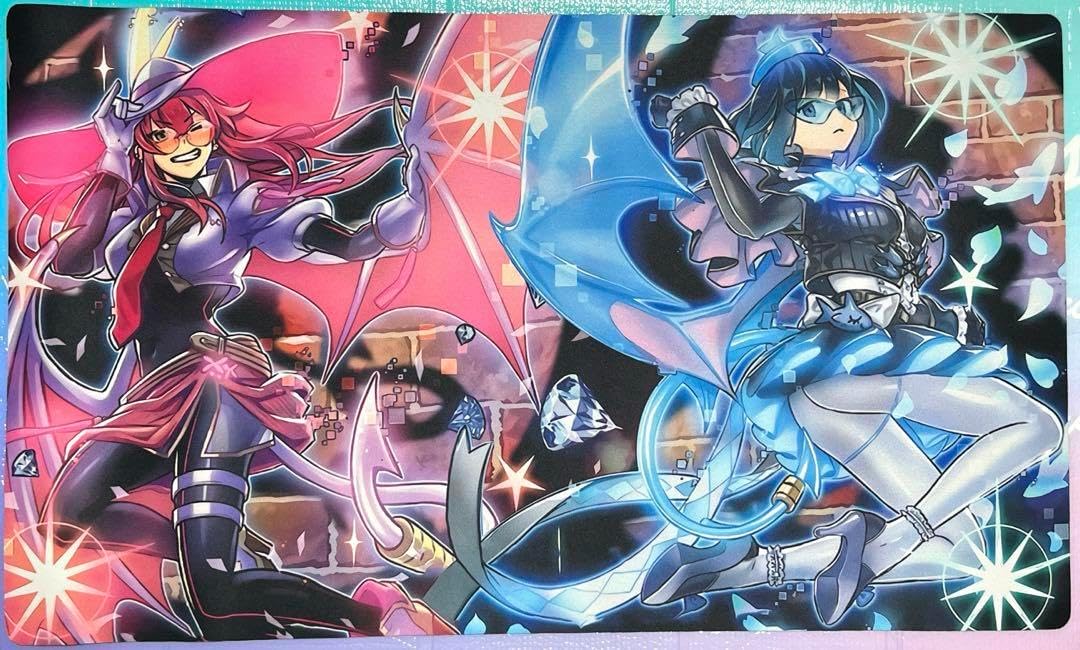 遊戯王 中国限定 決闘者大陸限定Evil☆Twin プレイマット 遊戯王 中国