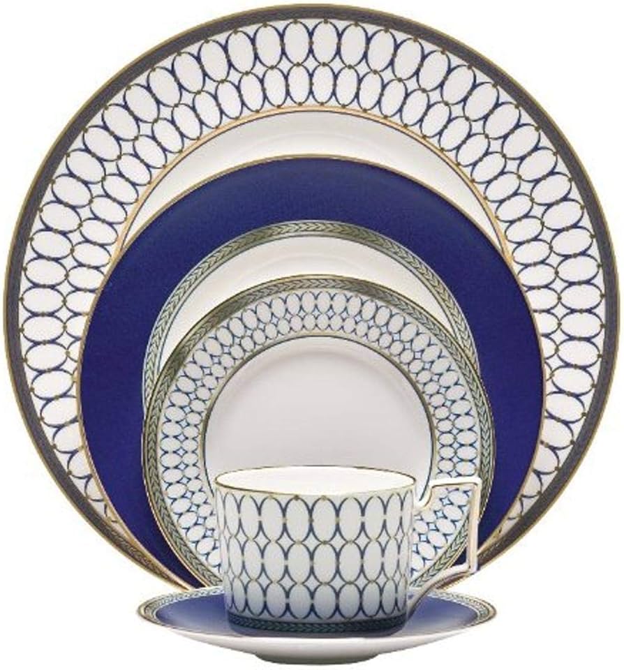 Amazon | Renaissance Gold 5-Piece Place Setting by Wedgwood