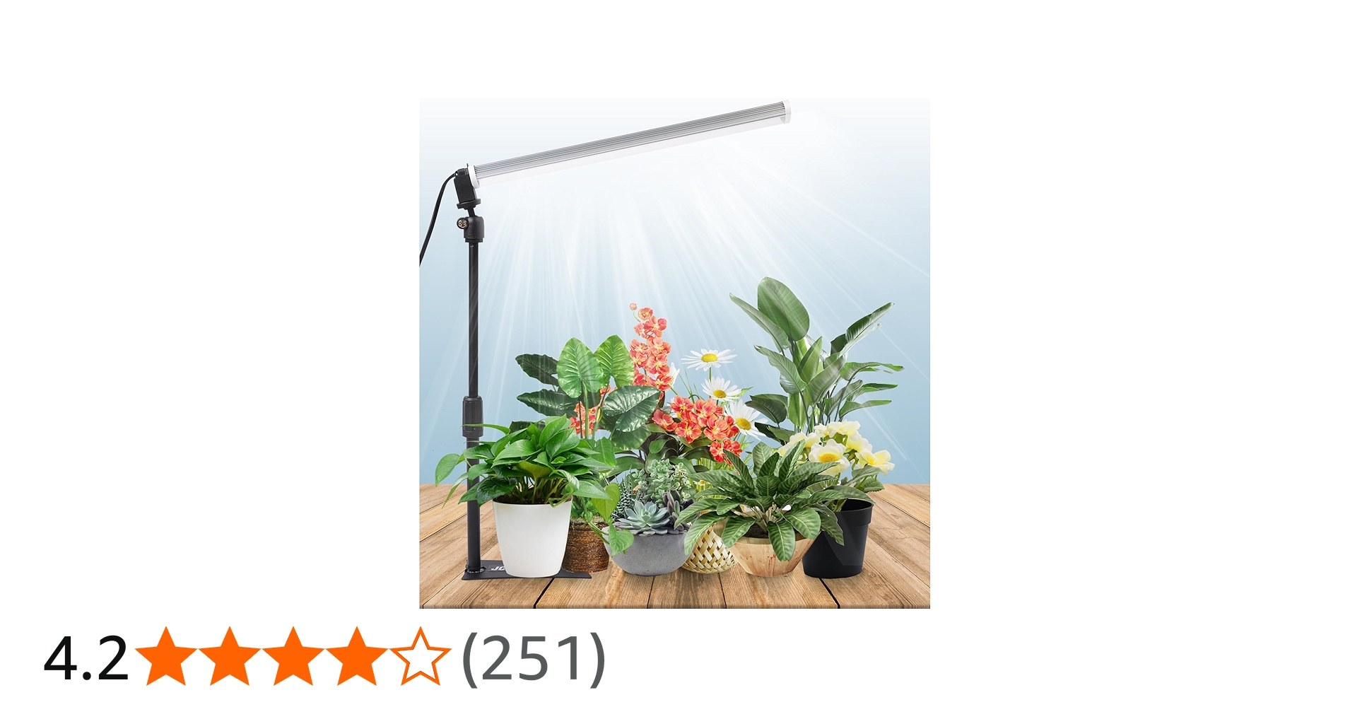 Amazon.co.jp: JCBritw 植物育成ライトT12バー スタンド付き LED 6500K