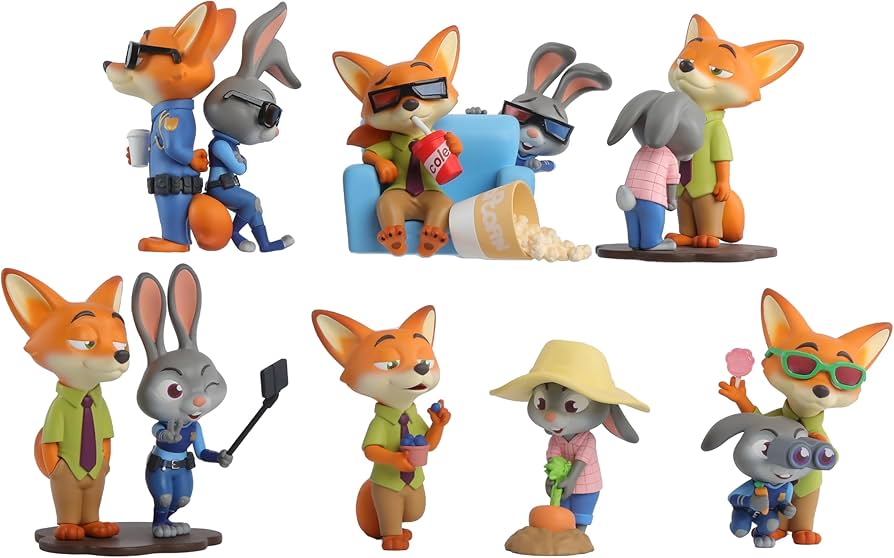 Amazon | 52TOYS BLINDBOX ズートピア ベストパートナー PVC&ABS製