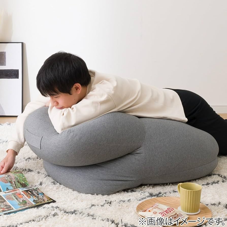 Amazon.co.jp: ニトリ(NITORI) ビーズソファ BS-E02TR グレー 幅71