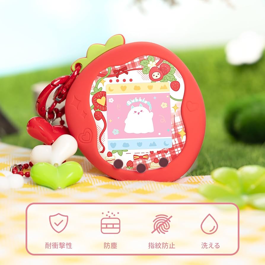 Amazon.co.jp: BUBBLELOGUS たまごっち uni カバー 柔らかい保護ケース