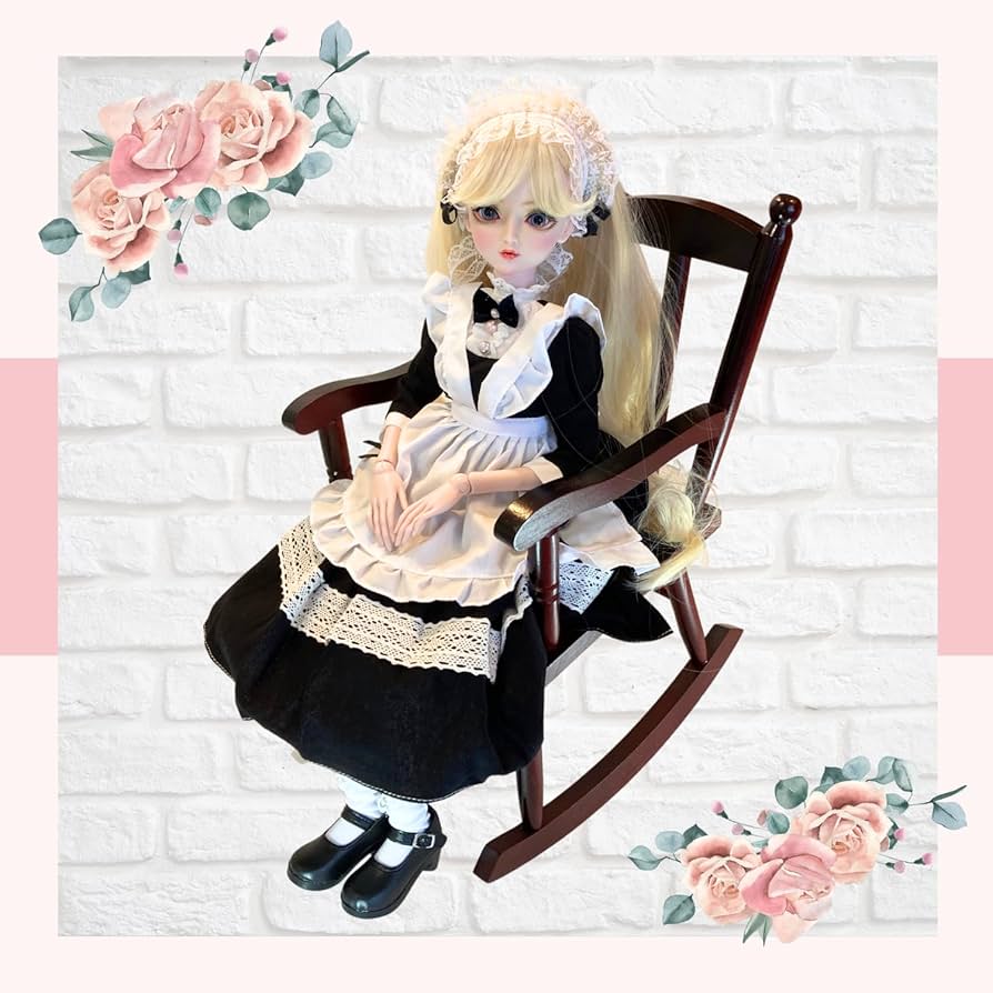 Amazon.co.jp: TOZOファクトリー ドール用 椅子 チェア 木製