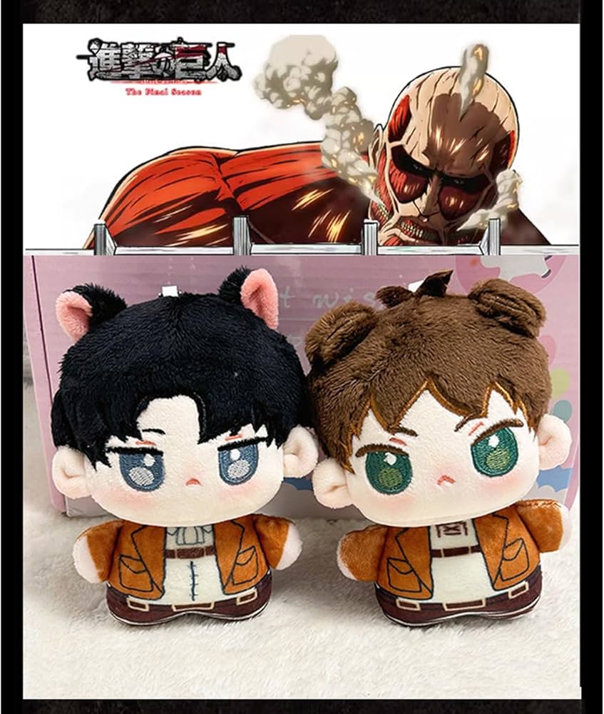 Amazon.co.jp: 進撃の巨人 周辺 エレン リヴァイ ぬいぐるみ