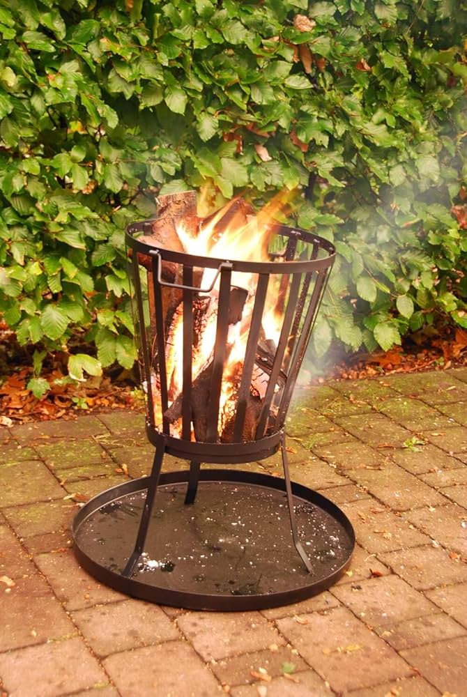Amazon.com : Esschert Design Bottom Plate for Fire Basket : Patio
