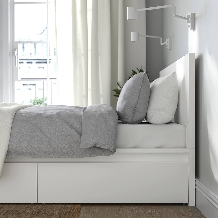 Amazon｜IKEA MALM(イケアマルム) ベッドフレーム ハイ 収納ボックス 4