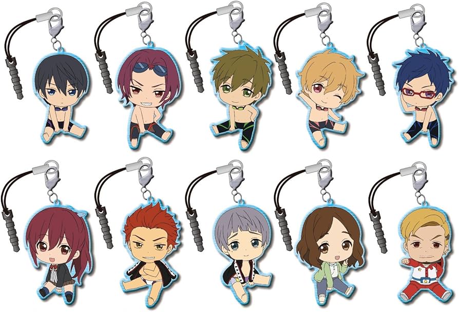 Amazon.co.jp: Free! トレーディングメタルチャームストラップ Vol.1