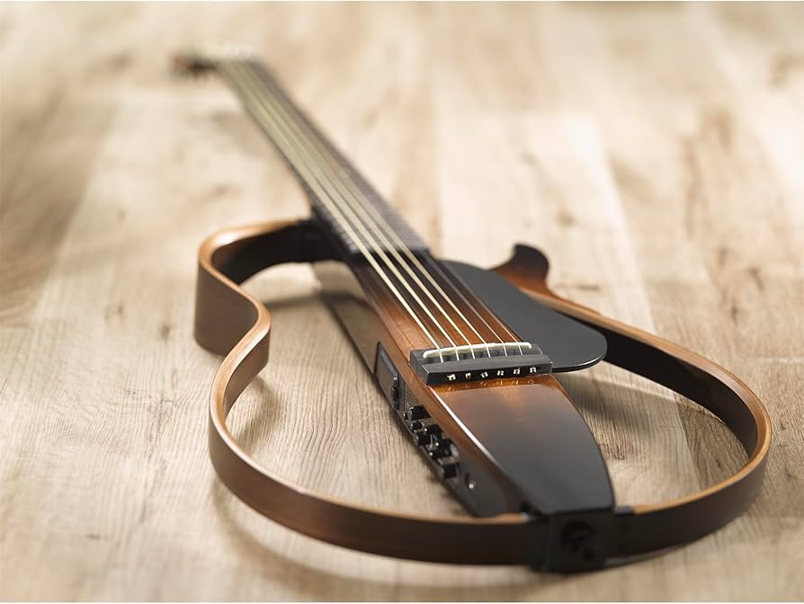 Amazon.com: Yamaha SLG200S NT Steel String Silent Guitar with Hard