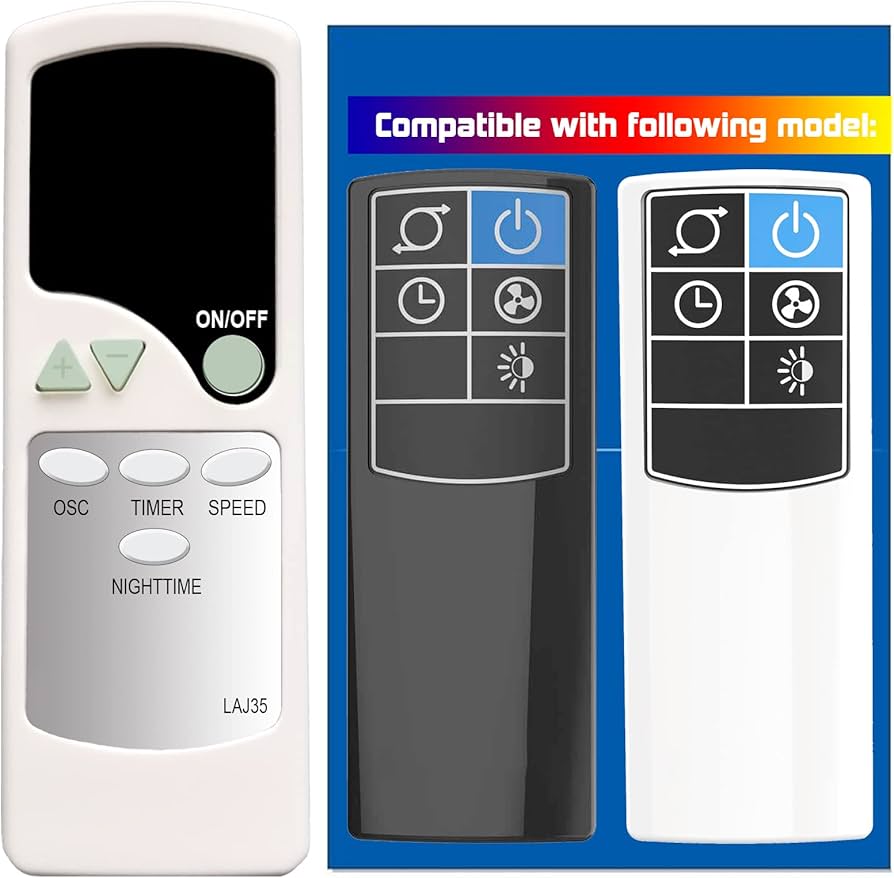 Amazon.com: Replacement Remote Control for Lasko 2033685 2033686