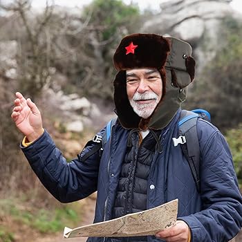 Amazon.co.jp: [PACKOVE] ウシャンカ ロシア 毛皮 帽子、ソビエト 軍隊