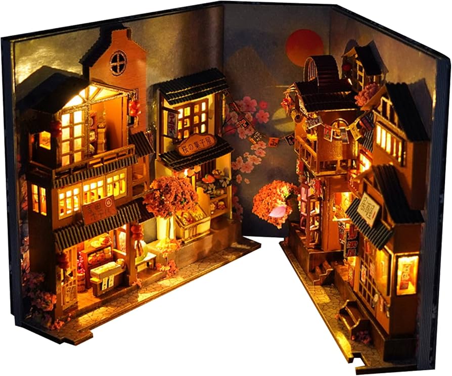 Amazon.co.jp: ドールハウス DIY木製 3D ウッドパズル 和風 ドール