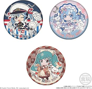 Amazon.co.jp: CAN BADGE COLLECTION SNOW MIKU2024 (缶バッジ