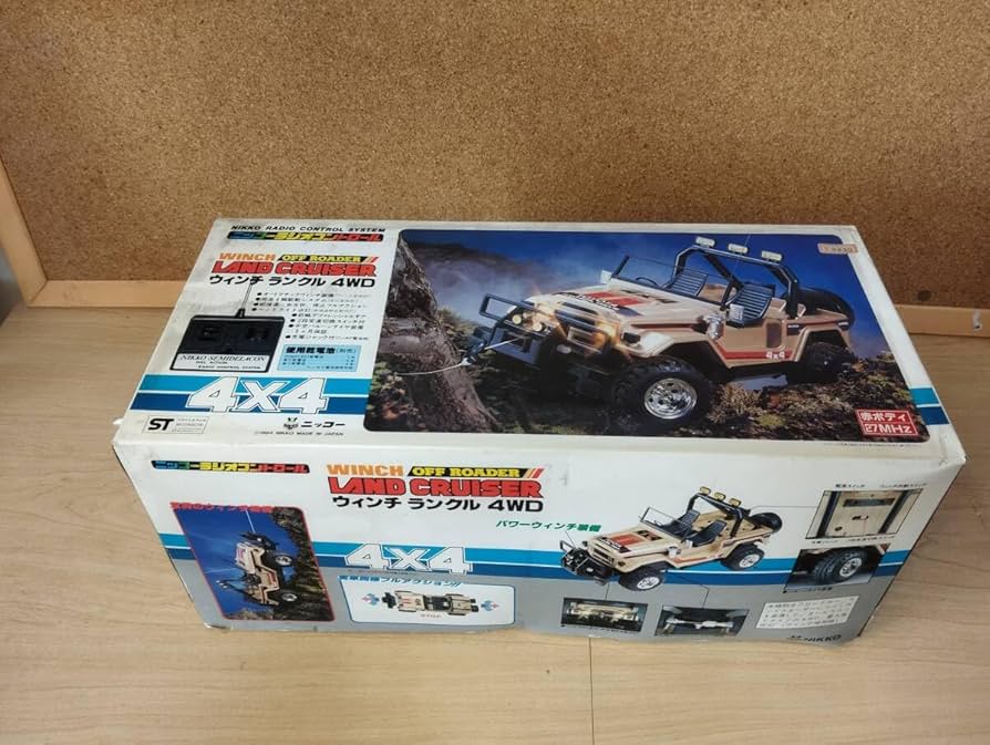 Amazon.co.jp: 有 ニッコー ウインチ ランクル 4WD 赤 ラジコン RC