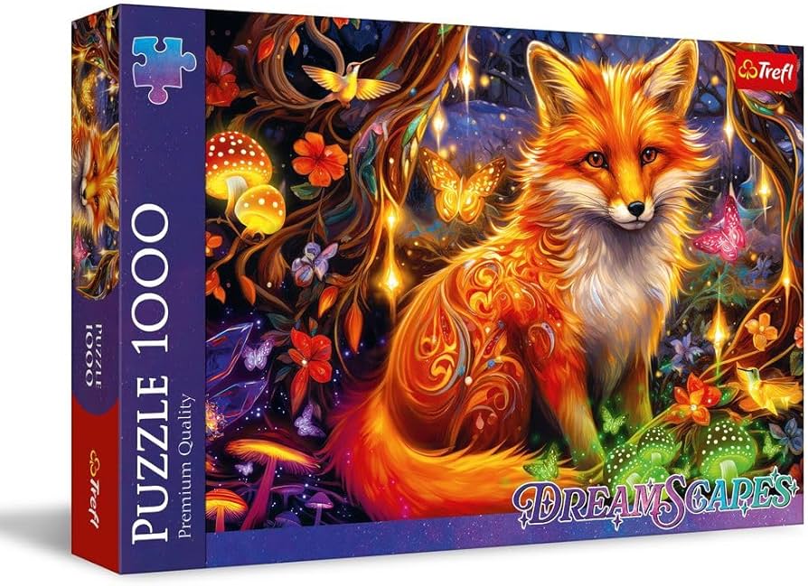 Amazon.com: Trefl Fairytale Fox 1000 Piece Jigsaw Puzzle