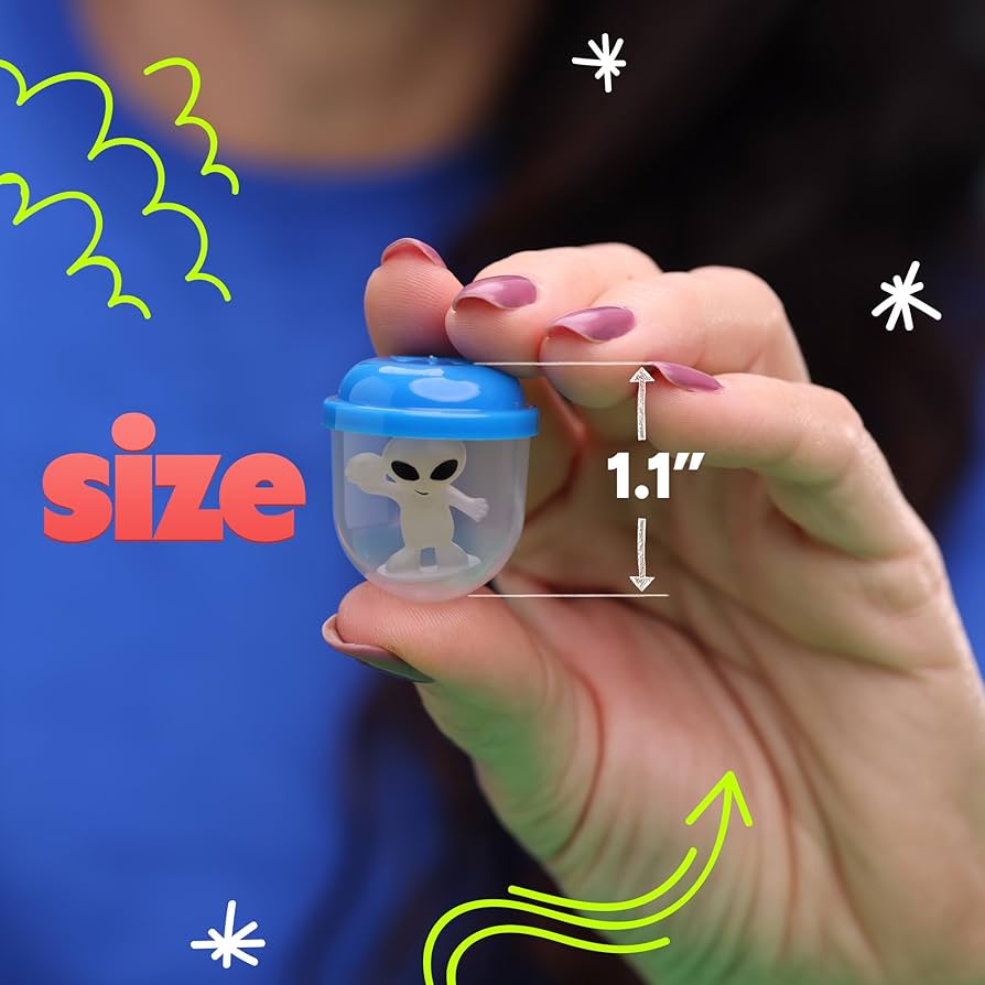 Amazon.com: Entervending Alien Toys in Capsules - 50 Pcs of 1.1