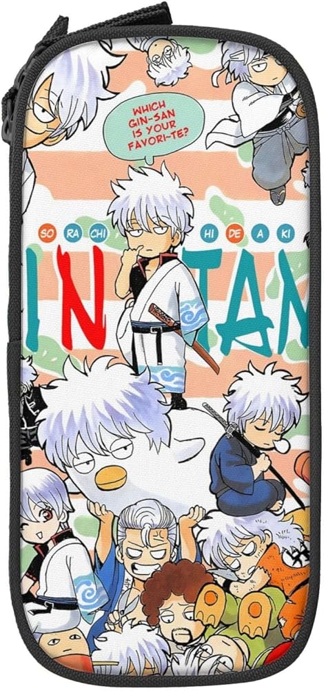 Amazon.co.jp: 銀魂 坂田銀時 アニメ ペンケース 筆箱 大容量 筆入れ