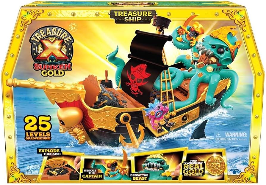 Amazon | Treasure X トレジャーX 沈没黄金宝船プレイセット