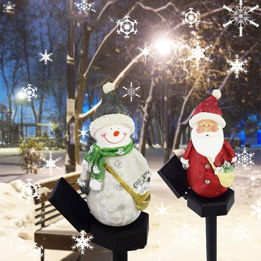 Amazon.co.jp: 2個 ソーラーガーデンライト クリスマスライト