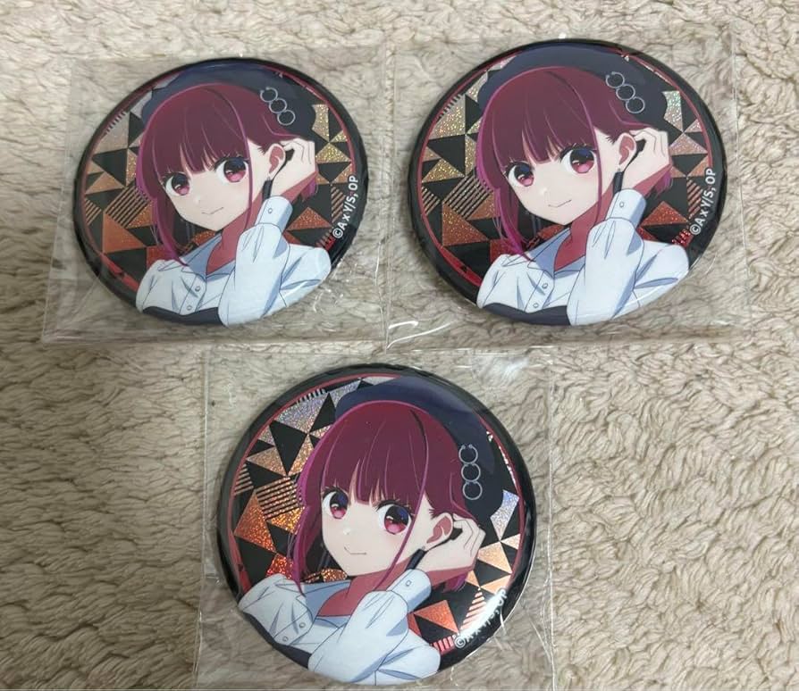 Amazon | 推しの子 有馬かな 缶バッジ アップ3 アトレ キャラポップ