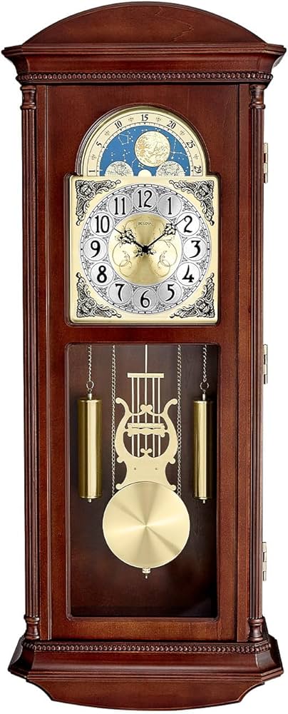 Amazon.com: Bulova Litchfield Large Regulator Wall Clock, Model