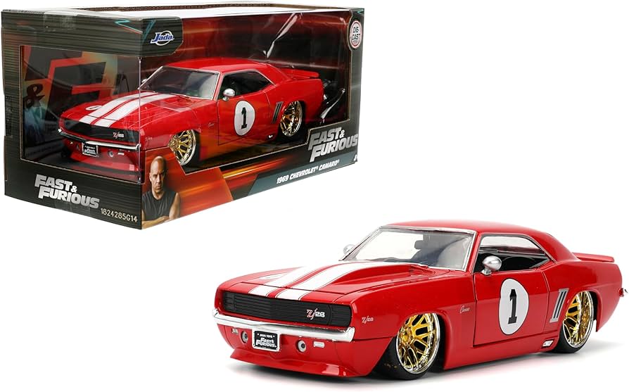 Amazon.co.jp: Jada Toys Fast & Furious 1:24 1969 シボレー カマロ