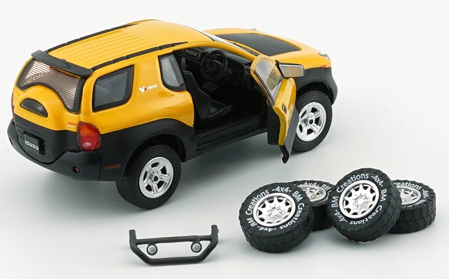 Amazon | BM CREATIONS 1/64 いすゞ ビークロス 1997-2001 イエロー
