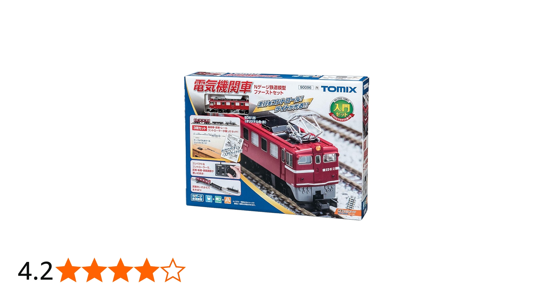 Amazon | TOMIX 電気機関車 Nゲージ鉄道模型ファーストセット 90096