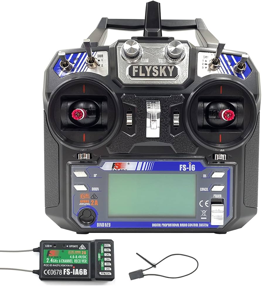 Amazon | Flysky FS-i6 6CH 2.4GHz AFHDS RCトランスミッター FS-iA6B
