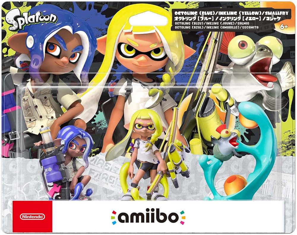 Amazon.co.jp: amiibo トリプルセット[インクリング【イエロー