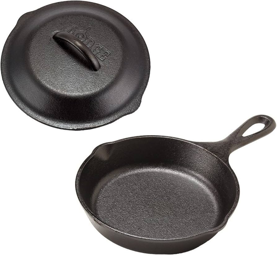 Amazon.co.jp: ロッジ(LODGE) スキレット＆スキレットカバーセット 6-1