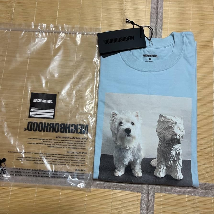 Amazon.co.jp: 23ss NEIGHBORHOOD Dog tee tシャツ 犬 light blue XL