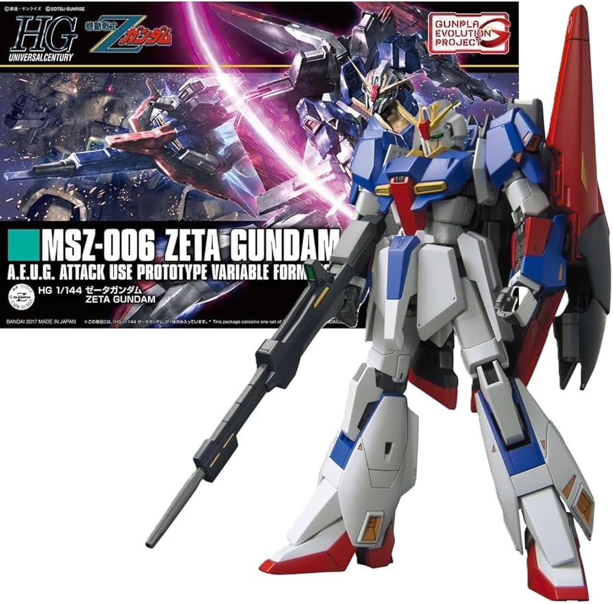 Amazon | HGUC MSZ-006 ゼータ 1/144スケール 色分け済みプラモデル