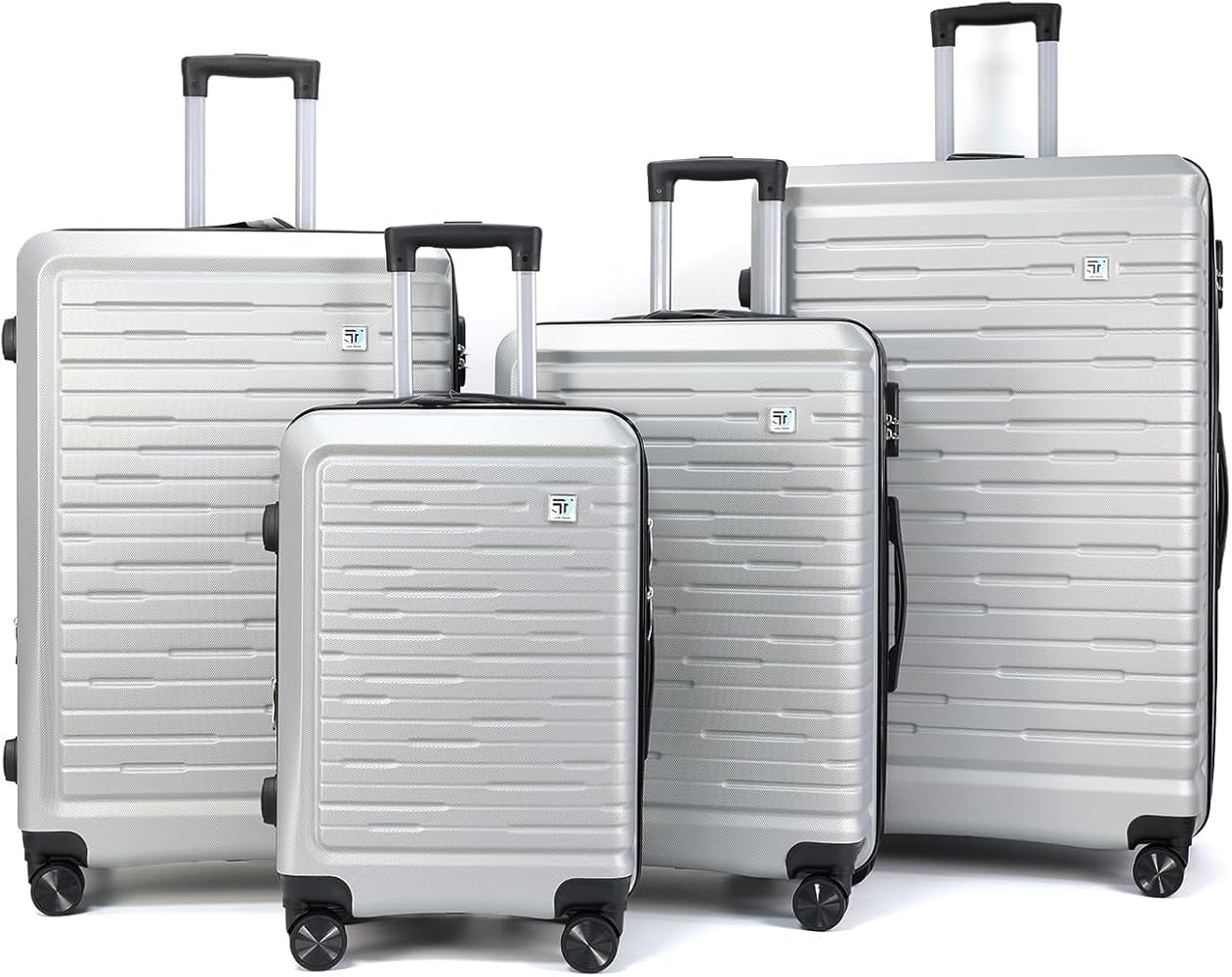 Amazon.com | Leluxe Travel 4 Piece Luggage Set with Spinner Wheels