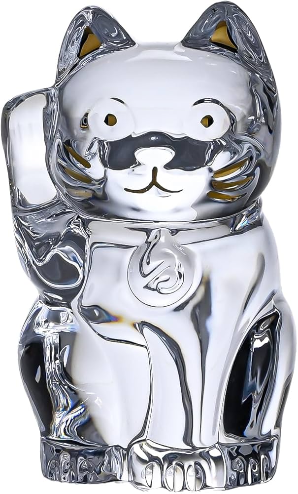 Amazon.co.jp: バカラ Baccarat フィギュア オーナメント 招き猫
