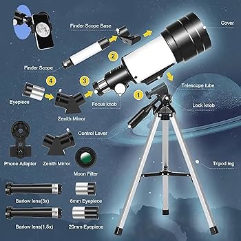 Amazon.com : Astronomical Astronomical Telescope 150X High-Powered