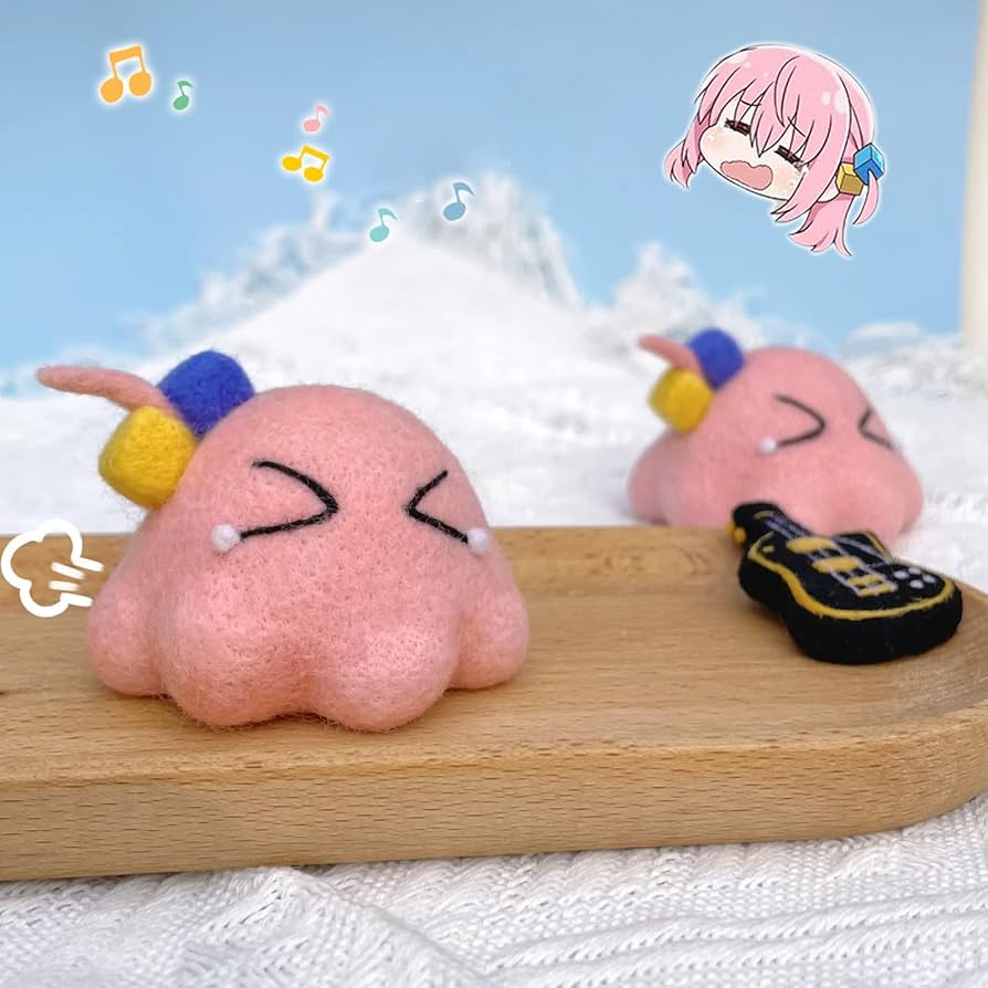 Amazon.co.jp: Plazhen 羊毛フェルト ピンク 後藤ひとり ぼっちちゃん