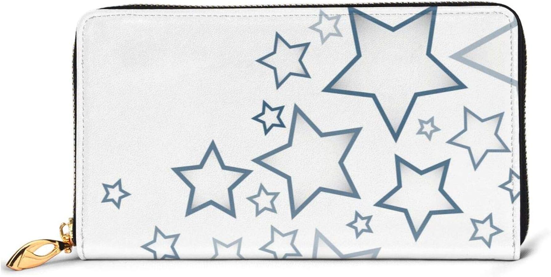 Amazon.co.jp: [DADABULIU] 星 財布 星柄 レディース 長財布 本革 白
