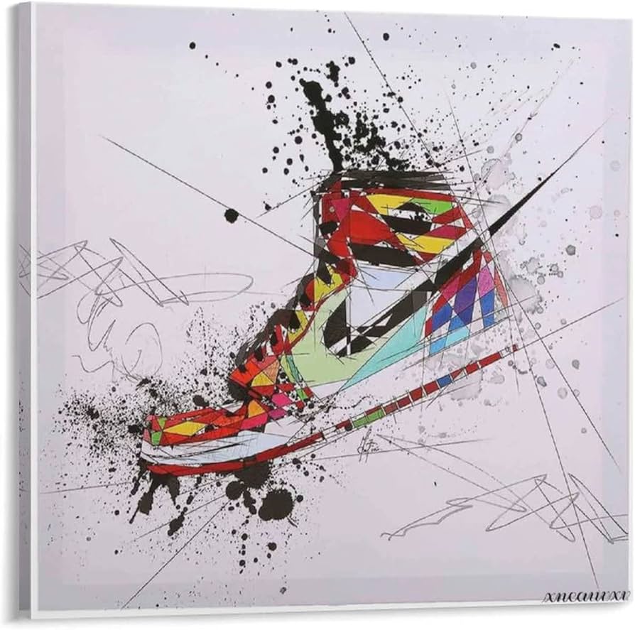 Amazon.co.jp: アートパネル スニーカー 絵画 パネルアート ポップ