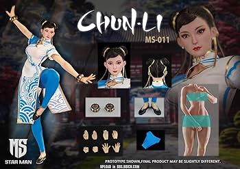 Amazon | STAR MAN 1/6 アクションフィギュア CHUN-LI 女格闘家