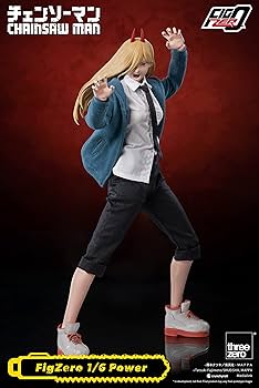 Amazon.co.jp: THREEZERO チェーンソーマン フィグゼロ パワー 1/6
