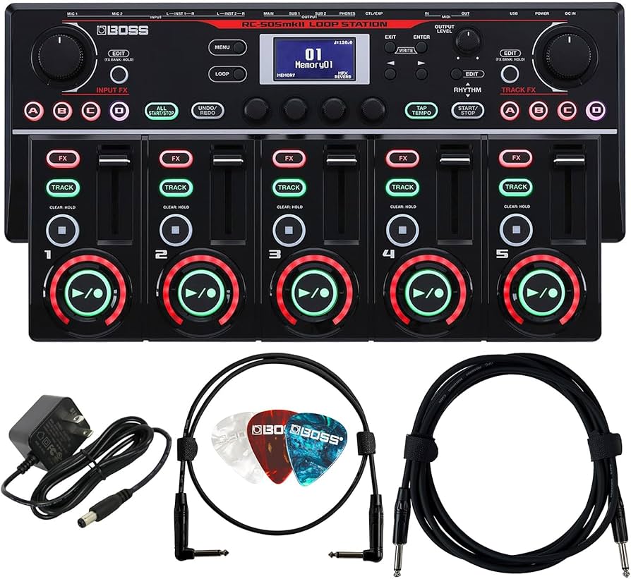 Amazon.com: Boss RC-505 MkII Loop Station Bundle with Gearlux
